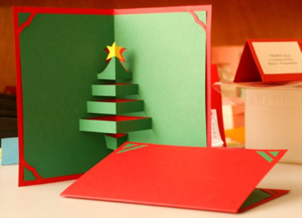 cartão de natal artesanal