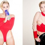 Miley Cyrus fuma, usa fio dental e expõe seios em fotos 02