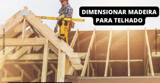dimensionar madeira para telhado